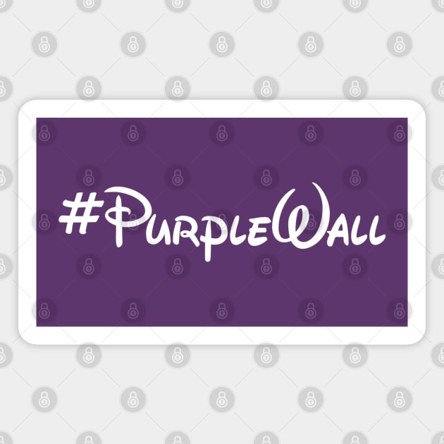 #PurpleWall Magnet by VirGigiBurns